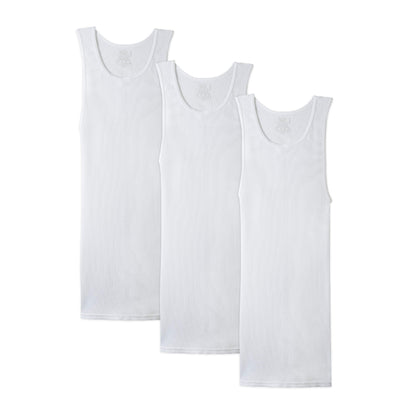 Fruit of the Loom men's Big and Tall Tag-free & Undershirts Underwear, Big -Man - Tank 3 Pack, 5X-Large US