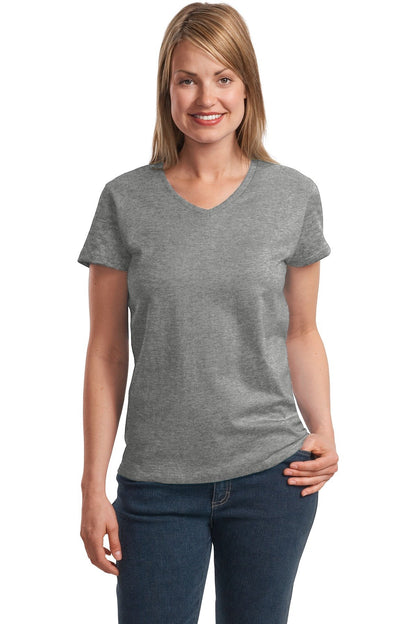 Hanes Women's ComfortSoft Relaxed Fit V-Neck T-Shirt - Deep Royal, XL