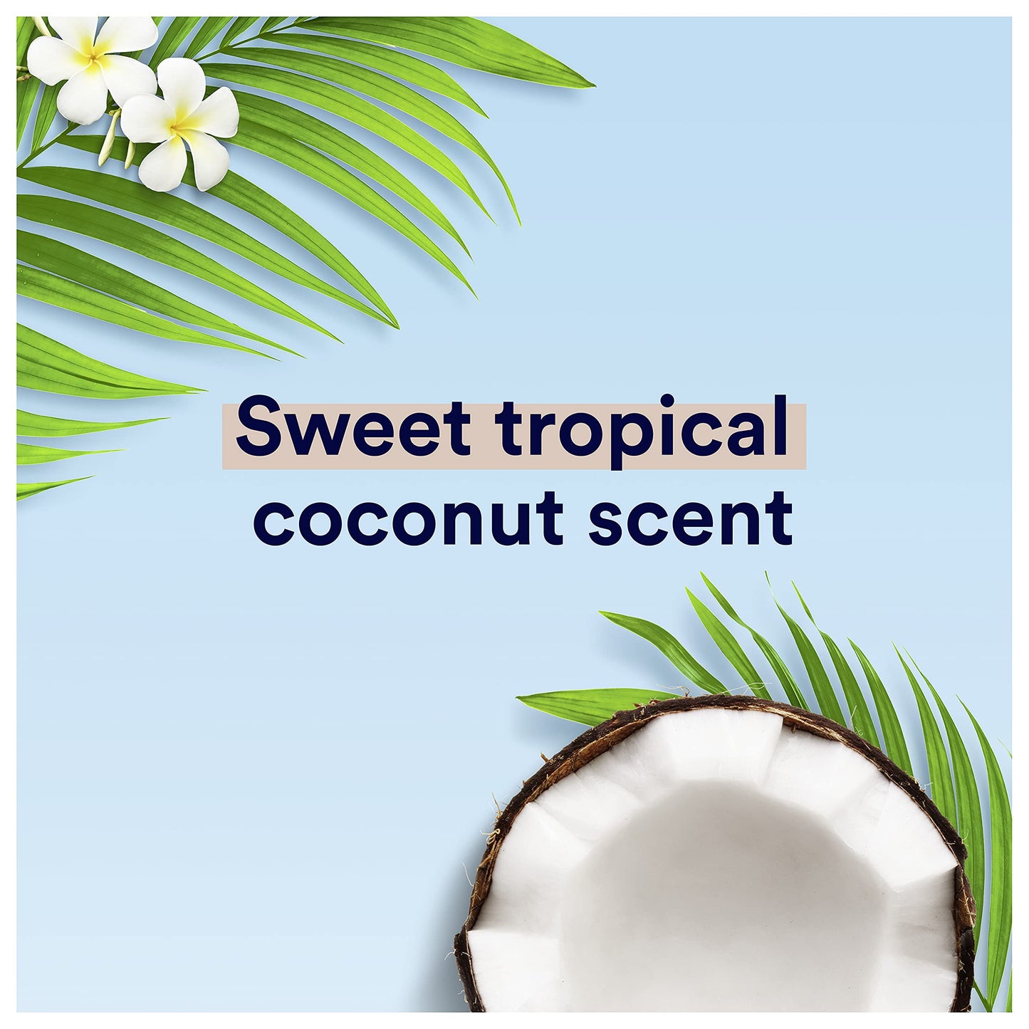 Suave Antiperspirant Deodorant for Women, Coconut Kiss 6-Pack - Anti-Staining Invisible Solid Sticks, Talc-Free, 1.2 Oz Ea