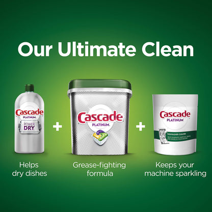 Cascade Original Dishwasher Pods, Actionpacs Dishwasher Detergent Tablets, Fresh Scent, 105 Count (Packaging May Vary)