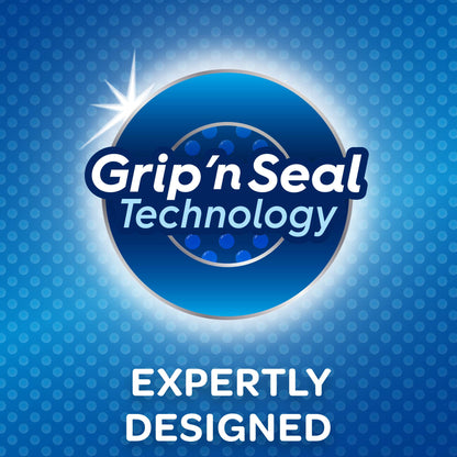 Ziploc Freezer Bags with New Grip 'n Seal Technology, Quart, 38 Count, Pack of 3 (114 Total Bags)