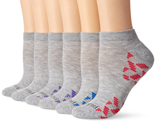 Fruit of the Loom Women's Lowcut 6 Pack, GMF16, Shoe Size 4-10/Sock Size 9-11