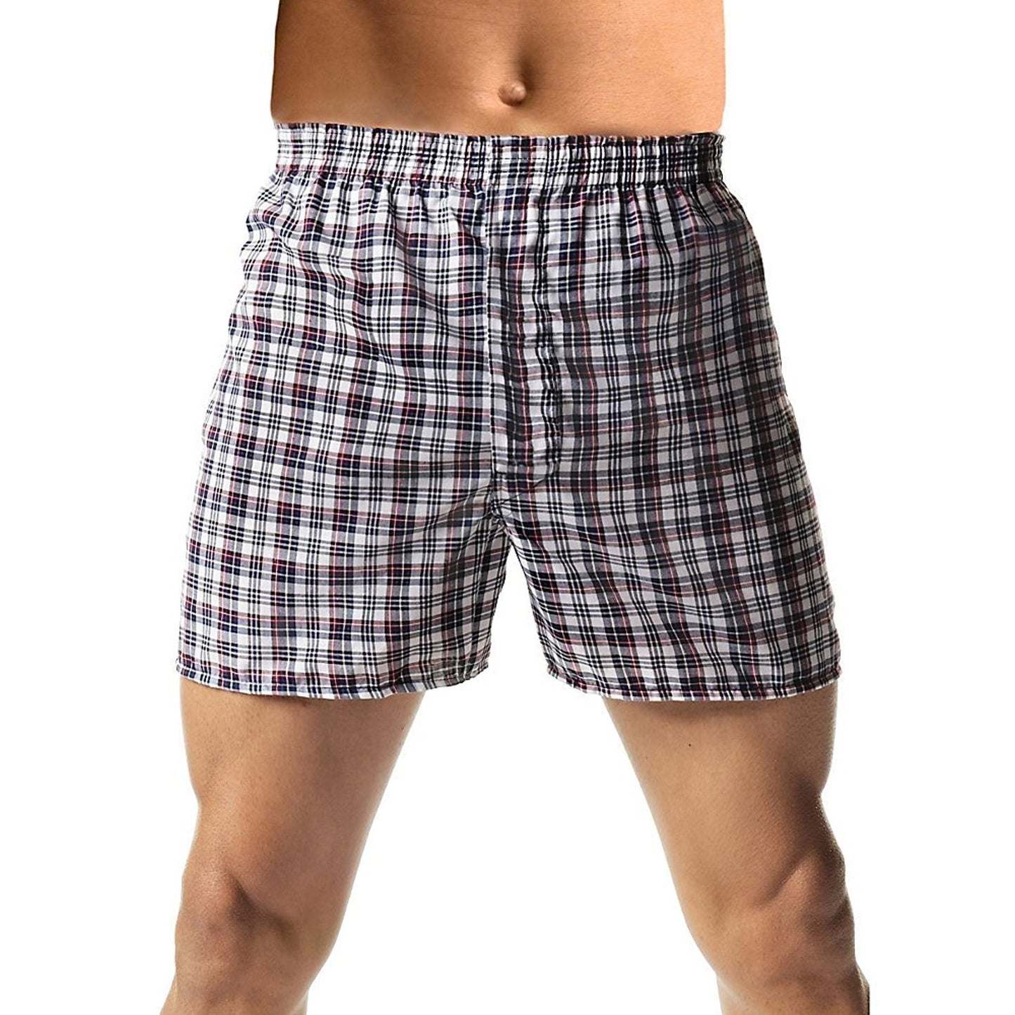Hanes Men's 5Pack Assorted Plaid Boxer Shorts Boxers Underwear 3XL