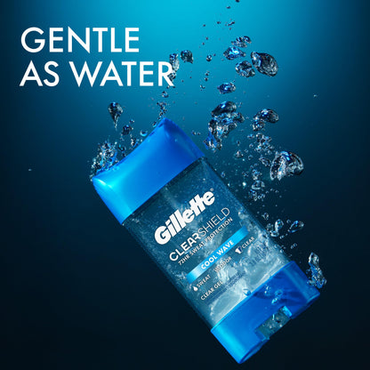 Gillette Anti-perspirant/deodorant Clear Gel (Pack of 6)