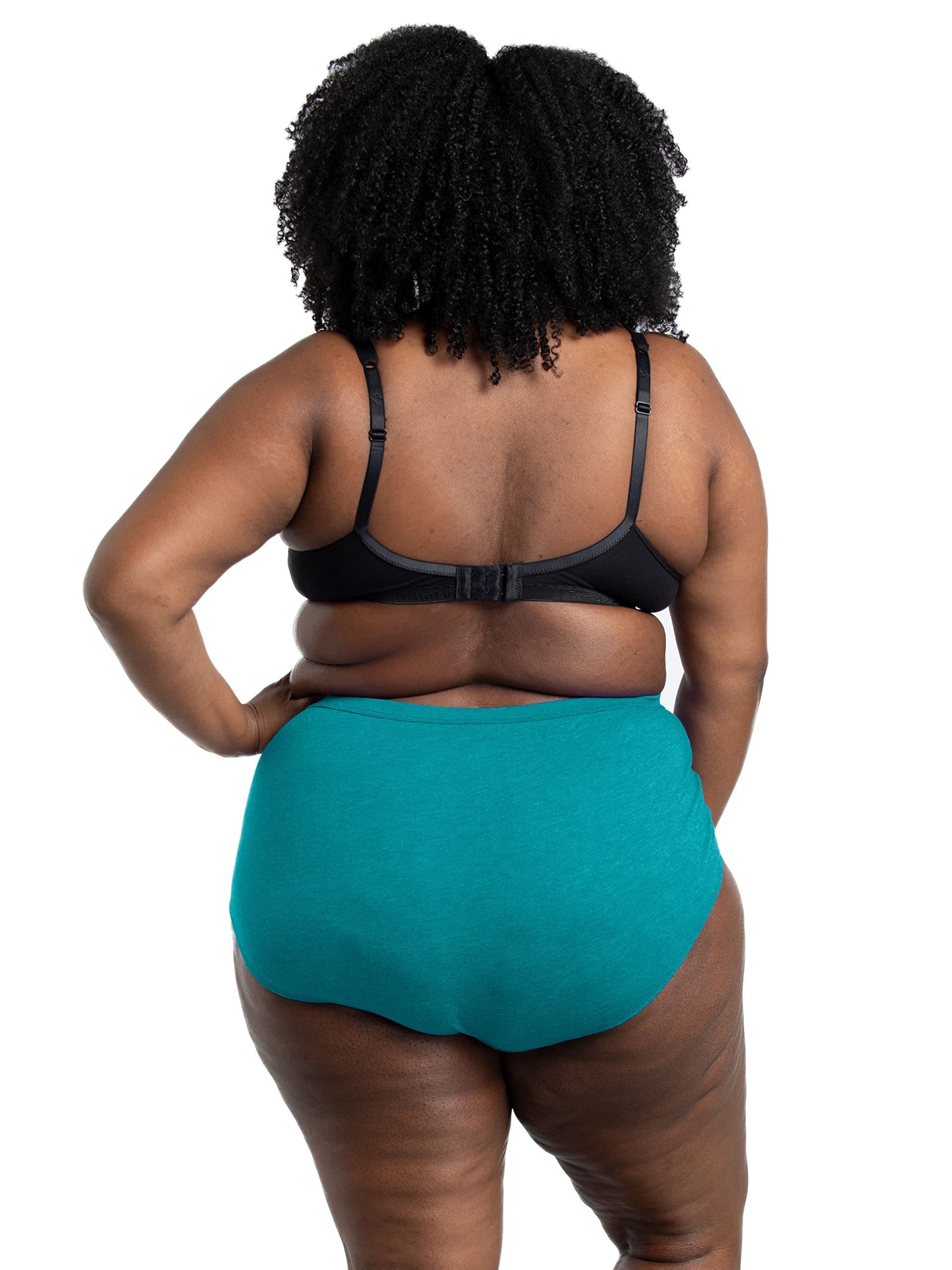 Fruit Of The Loom Womens Beyondsoft Underwear, Super Soft Designed With Comfort In Mind, Available Plus Size Briefs, Plus Size Brief - Cotton Blend - 10 Pack - Teal/Pink/Black, 12 Plus