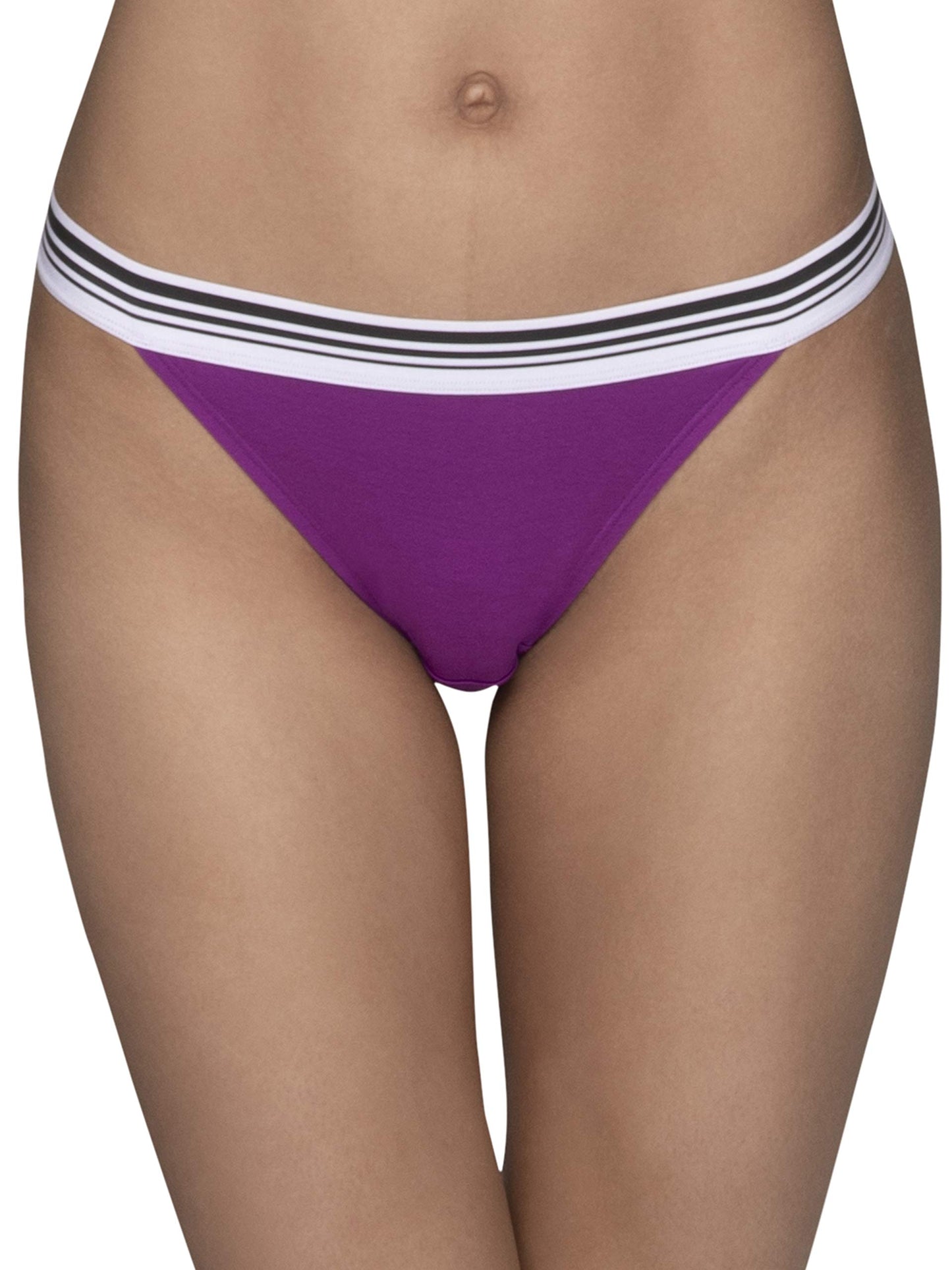 Fruit of the Loom Women's Underwear Soft and Comfy Panties, High Leg Bikini-Modal-Assorted Color, 5
