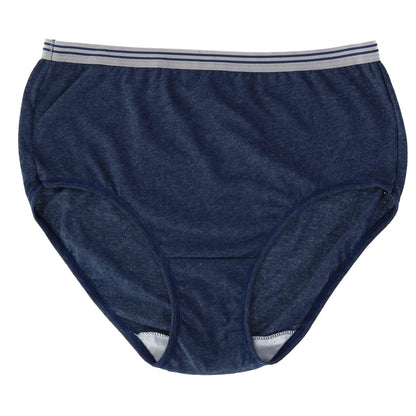 Fruit of the Loom Women's Heather Brief Underwear (6 Pair Pack), 5, Multi