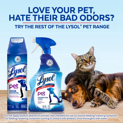 LYSOL Pet Odor Eliminator, 15 Oz (Pack of 4)