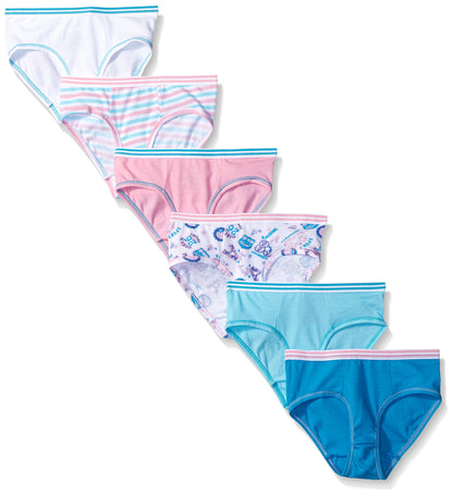 Hanes Girls' Cool Comfort Brief, Assorted, 8