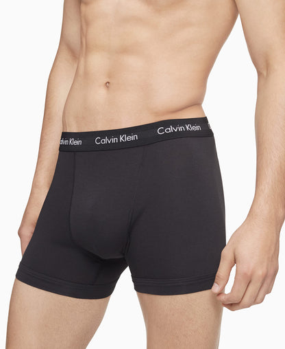 Calvin Klein Men's Cotton Stretch Megapack Boxer Briefs, Black (7 Pack), XL