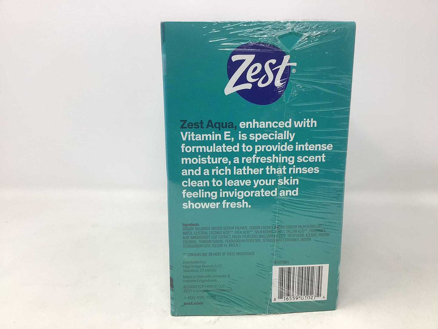 :Zest Bar Soap Aqua 4oz Bar Soaps - 20 Bar