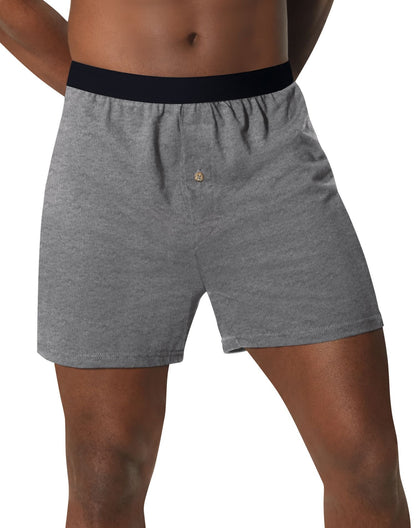 byHanes Hanes Men's ComfortSoft Knit Boxers ComfortSoft Waistb& 5-Pack (Assorted, XX-Large)
