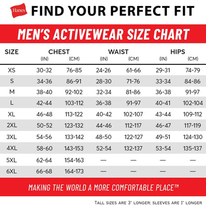 Hanes Men's Crewneck Sweatshirt, Tri-Blend French Terry, Navy Pe Heather, Medium