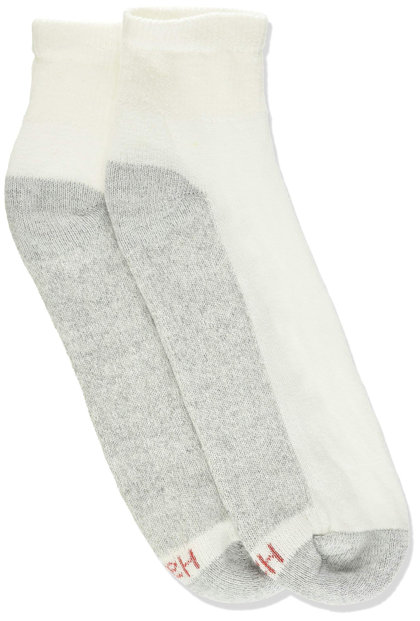 Hanes Men's 6-Pack Cushion Crew Socks (12-14 / Shoe: 13-15), 3 PK 18 Pairs