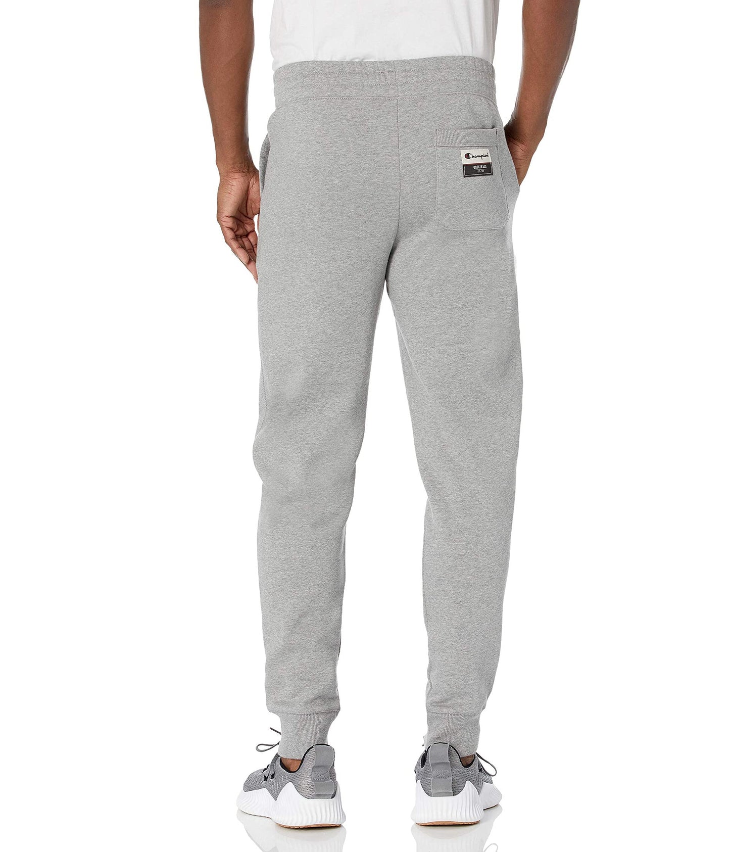 Champion Authentic Originals Men's Sueded Fleece Jogger Sweatpants , Oxford Gray ,Large
