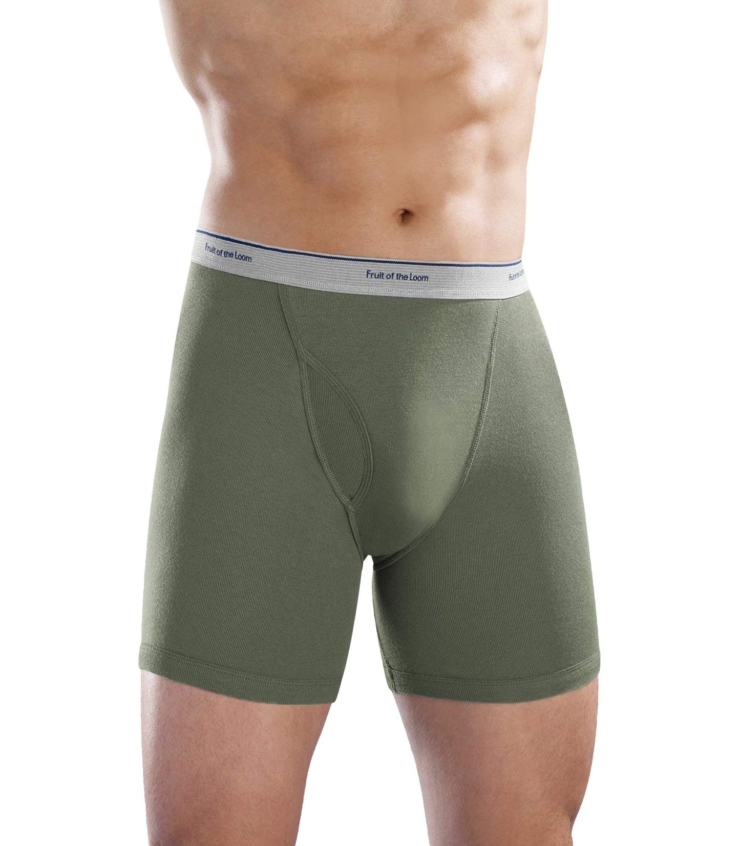 Fruit of the Loom Men's 7pk Black/Grey Boxer Briefs - XL