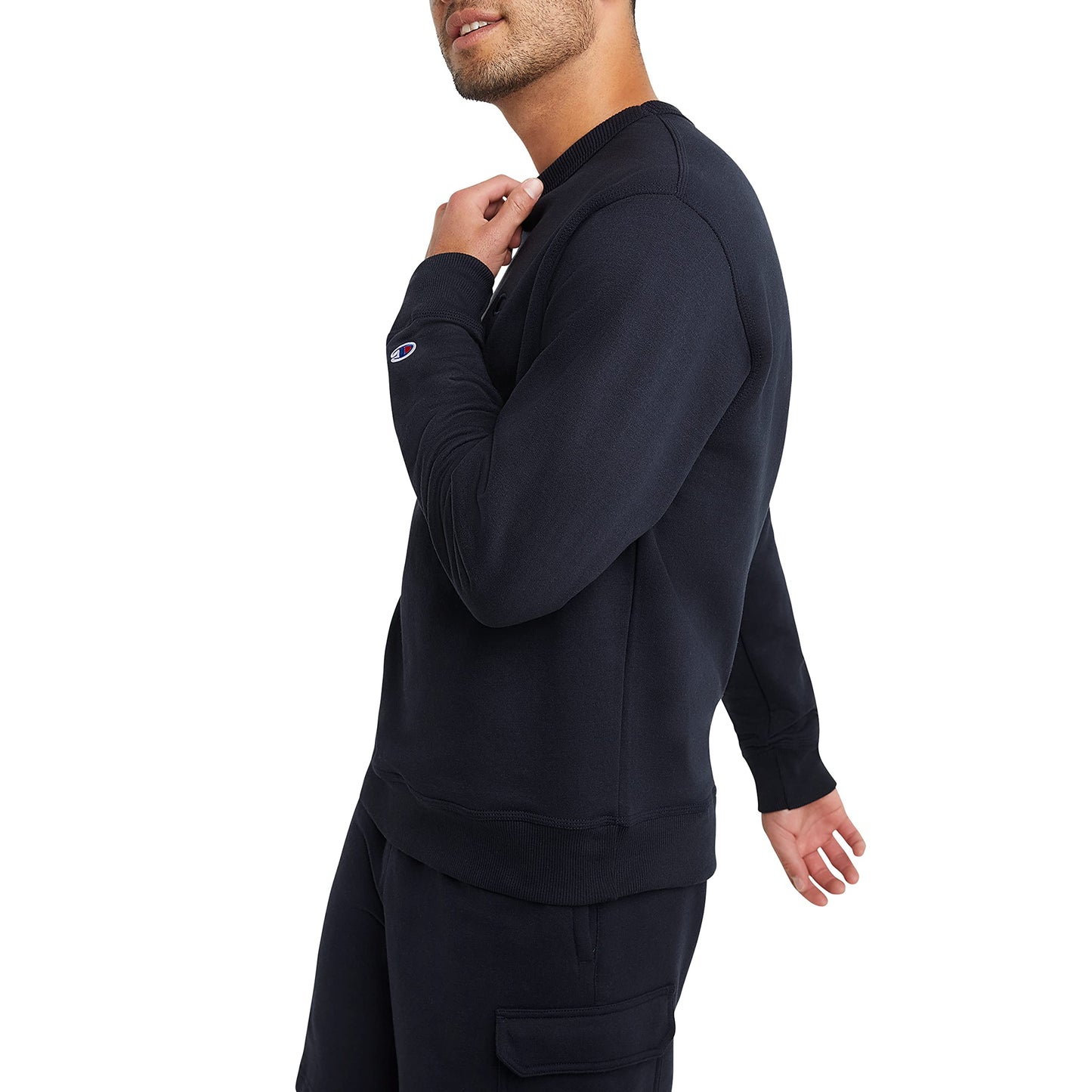 Champion Men's Crewneck, Powerblend Fleece Sweatshirt, Crewneck Sweatshirts(Reg. or Big & Tall)
