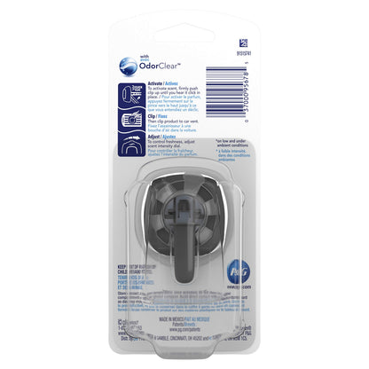 Febreze Car Odor-Eliminating Air Freshener, Downy April Fresh scent, 2 count (Pack of 4)