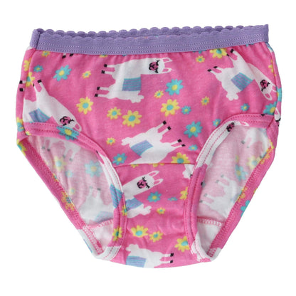 Fruit of the Loom Toddler Girls 10 Pack Assorted Cotton Brief Underwear, 2T/3T