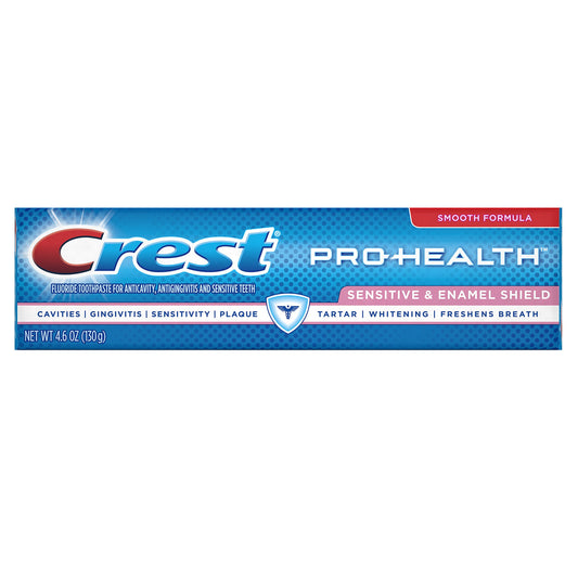 Pro-Health Fluoride Sensitive + Enamel Shield Toothpaste Smooth Mint - 4.6 oz, Pack of 2