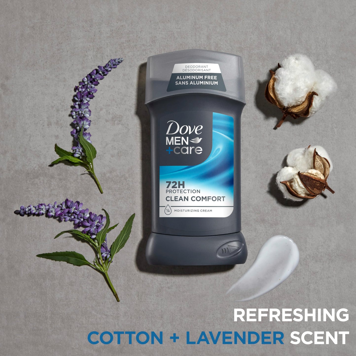 Dove Men+Care Deodorant Stick, Clean Comfort 3 Ounce (Pack of 2) (Packaging may vary)