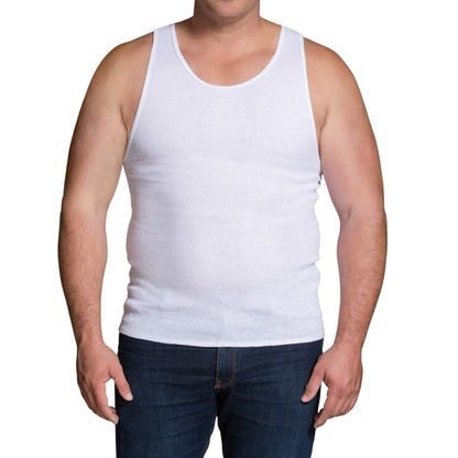 Fruit of the Loom mens Tag-free Tank A-shirt Underwear, White, 3X-Large US