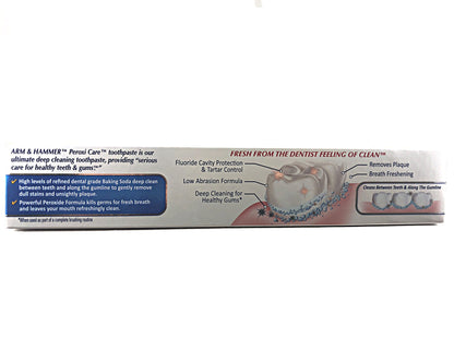 A&H Peroxicare Tart Size 6z Arm & Hammer Peroxicare Baking Soda Toothpaste & Tartar Control Fresh Mint (Pack of 5)
