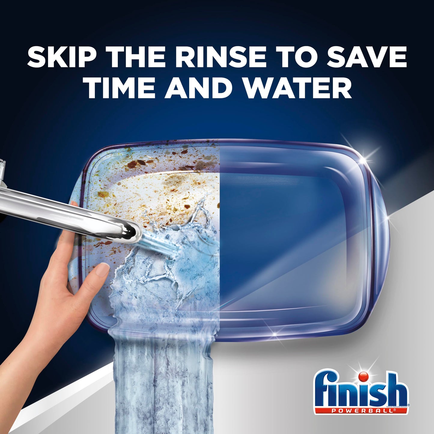 FINISH Quantum Powerball, Dishwasher Pods, Dishwasher Detergent Liquid, Dishwasher Soap, Advanced Clean & Shine, 64ct Dishwasher Tablets