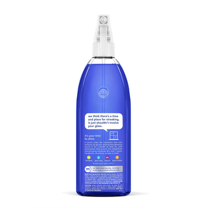 Method Glass Cleaner Spray, Mint, Ammonia Free & Plant-Based Solution, Mirror & Window Cleaner - Great for Indoor & Outdoor Glass Surfaces, 28 oz Spray Bottles (Pack of 8)