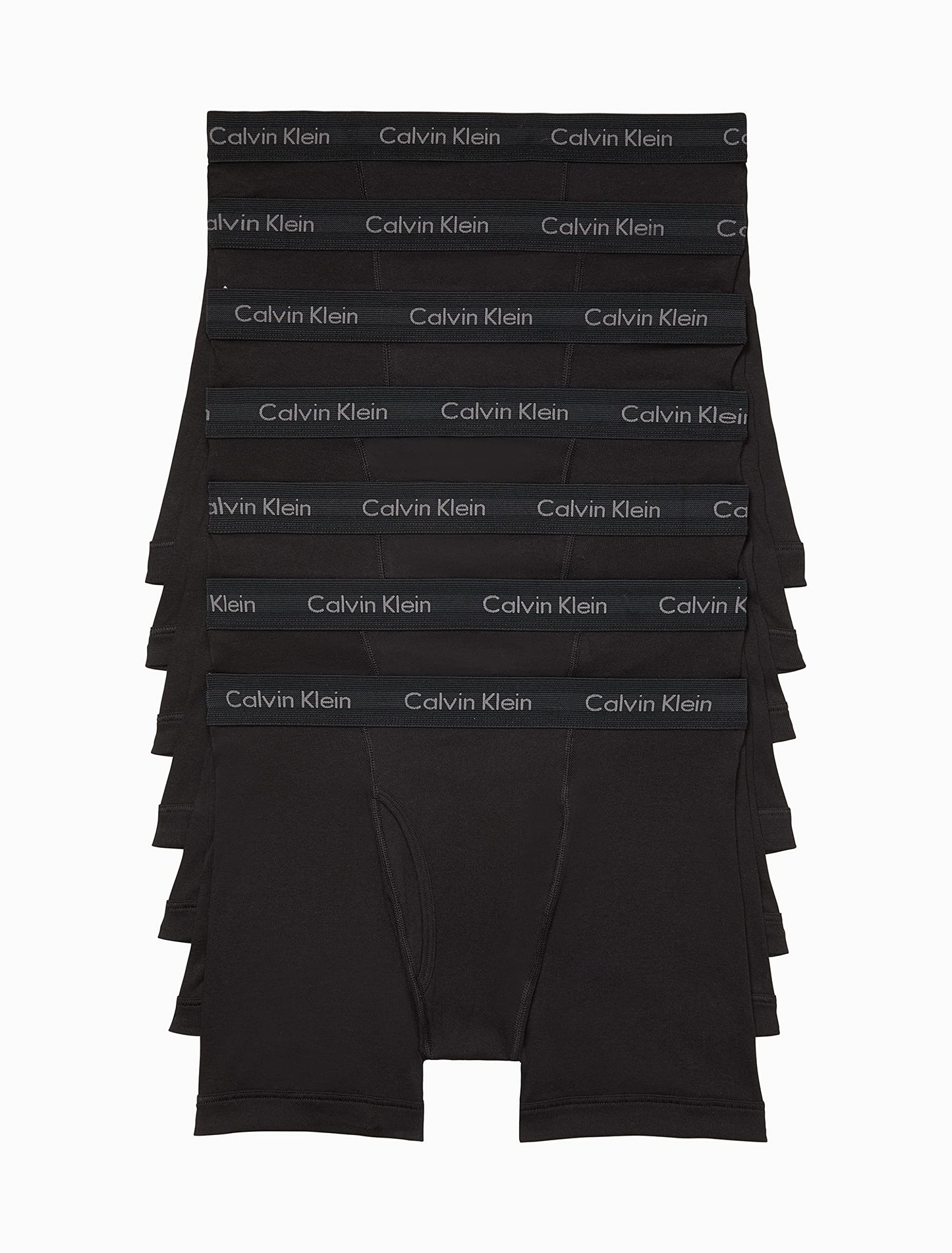 Calvin Klein Men's Cotton Classics 7-pack Boxer Brief, 7 White, X-Large