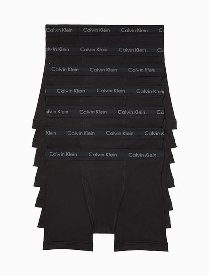 Calvin Klein Men's Cotton Classics 7-pack Boxer Brief, 7 White, X-Large