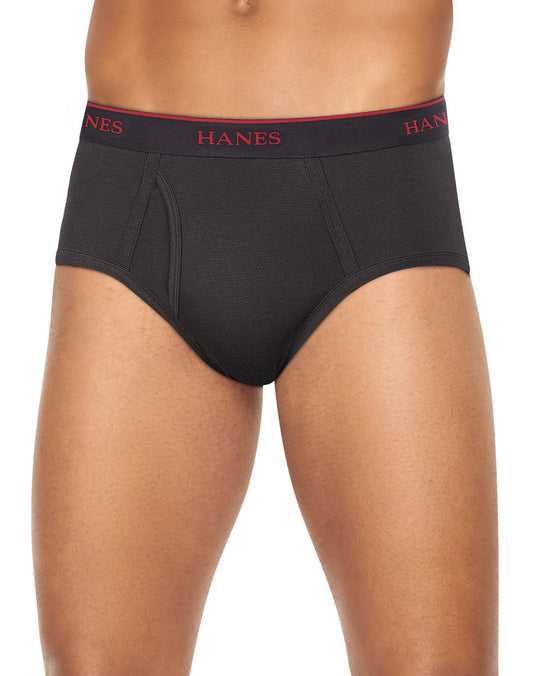 Hanes Mens FreshIQ Cool Comfort Breathable Mesh 6-Pack Sport Brief, L, Assorted
