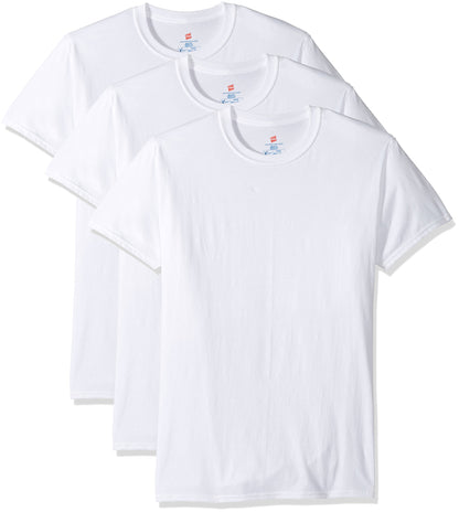 Hanes Ultimate Men's 3-Pack X-Temp Comfort Crew T-Shirt, White, X-Large