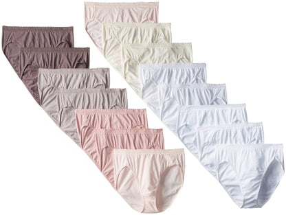 Hanes Women's Beauty Of Lace Hi-Cut, Assorted, 9 (Pack of 15)