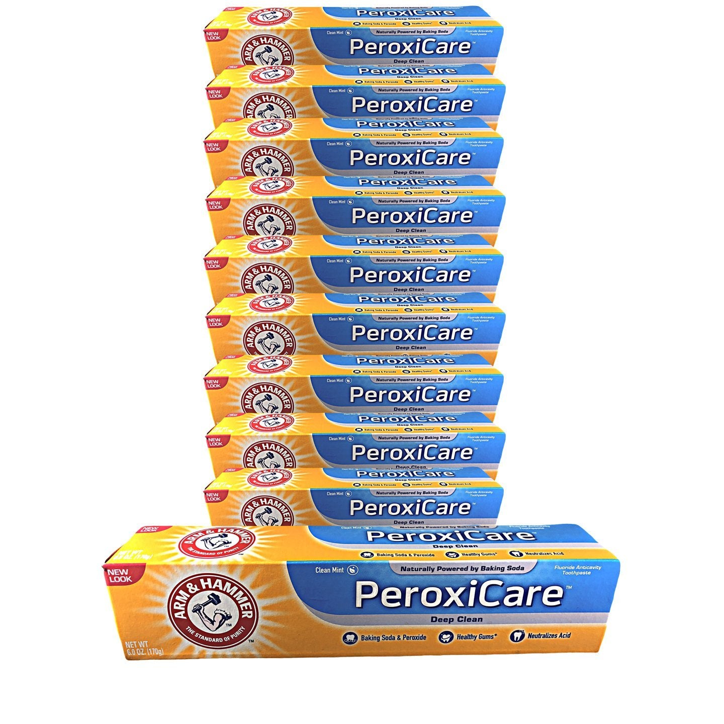 A&H Peroxicare Tart Size 6z Arm & Hammer Peroxicare Baking Soda Toothpaste & Tartar Control Fresh Mint (Pack of 5)