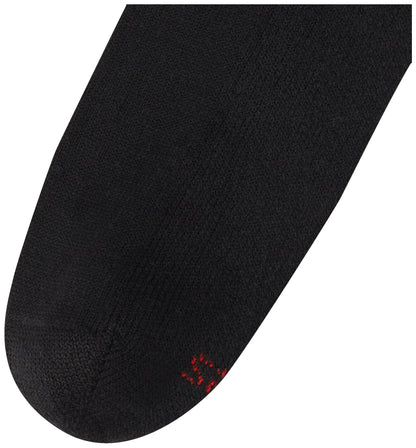 Hanes Men's Full Cushion Socks Ankle Black, 6-12-Black (6 pack)