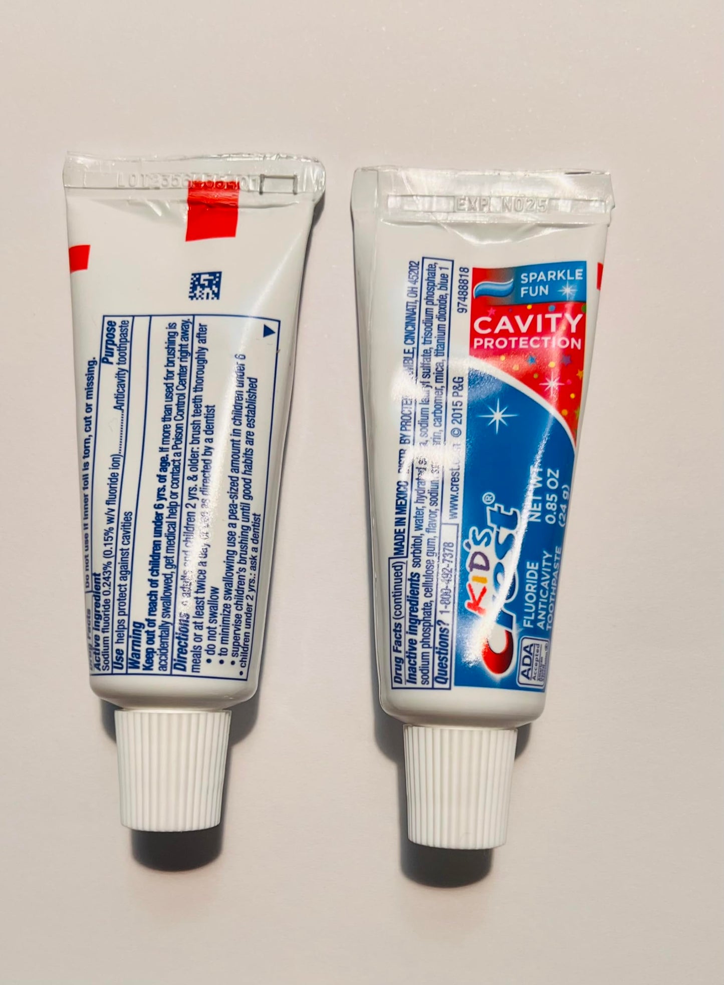 Crest Kid's Sparkle Fun Toothpaste Cavity Protection 2.7oz (3 Pack)