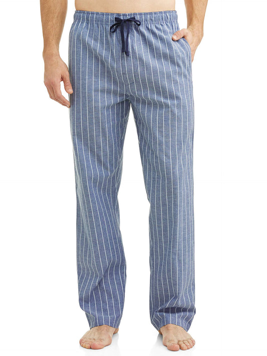 Hanes Men's & Big Men's Woven Plaid Stretchy Sleep Pant, Small