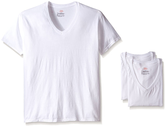 Hanes Men's Comfortsoft V-Neck T-Shirt 3-pack Slightly Imperfect (3XL)