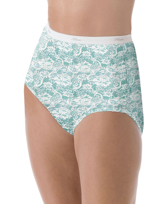 Hanes Women's No Ride Up Cotton Brief 6-Pack