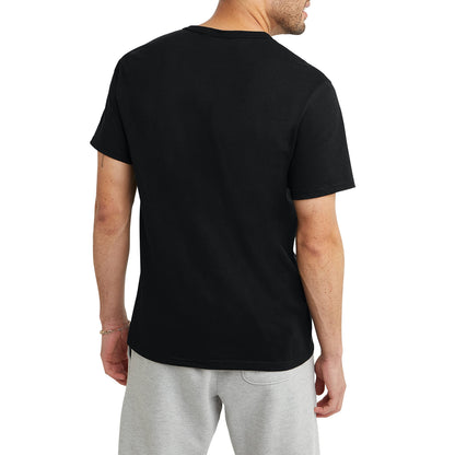 Champion Men's Heritage Tee, Left Chest Script, Oxford Gray-Y06819, X Large