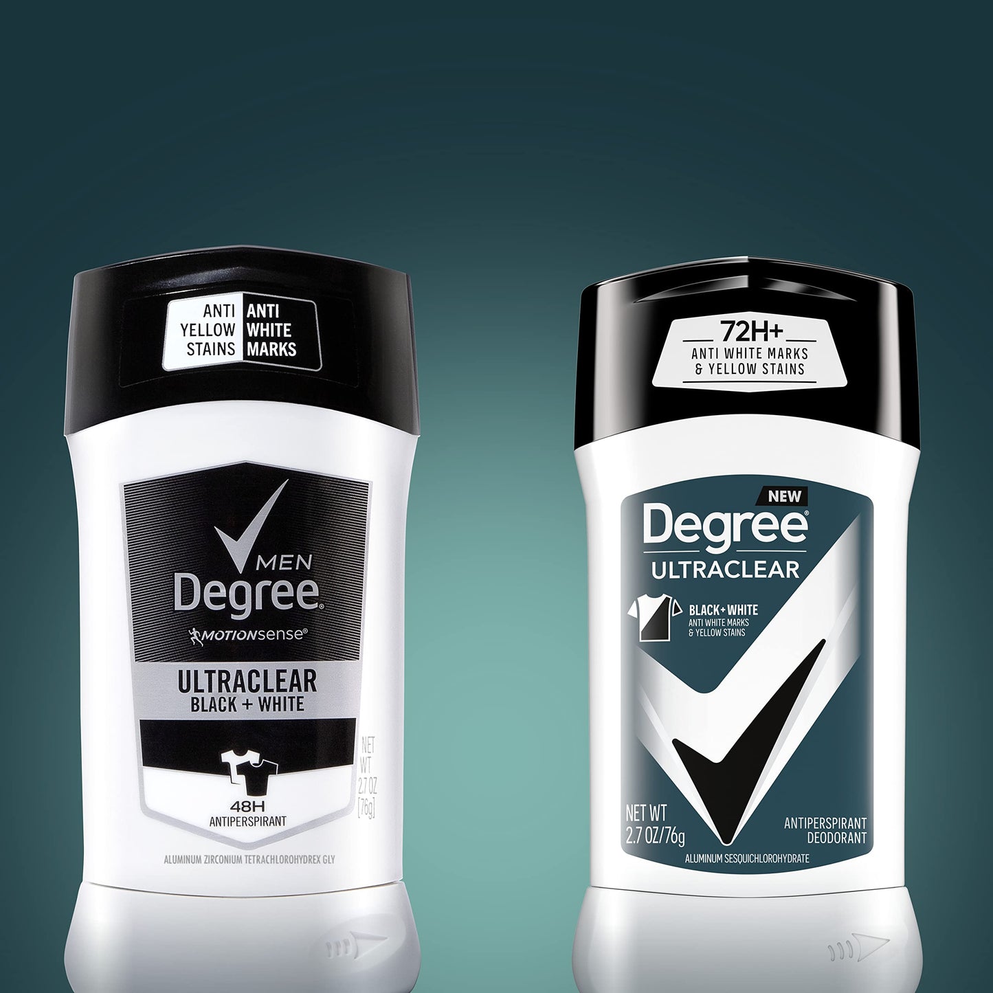 Degree Men Ultra Clear Black Plus White Antiperspirant Deodorant 2.7 Ounce (Pack of 3)