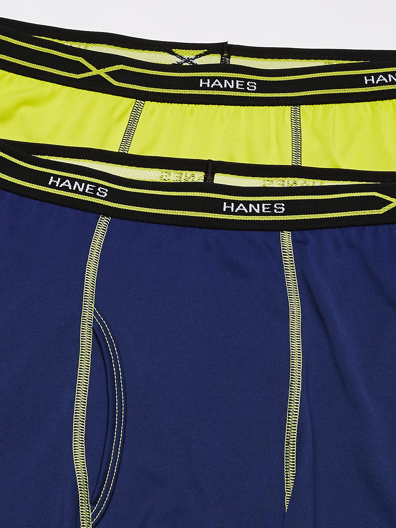 Hanes Men's 3-Pack X-Temp Performance Cool Boxer Brief (1 Print/2 Solids), Assorted, X-Large