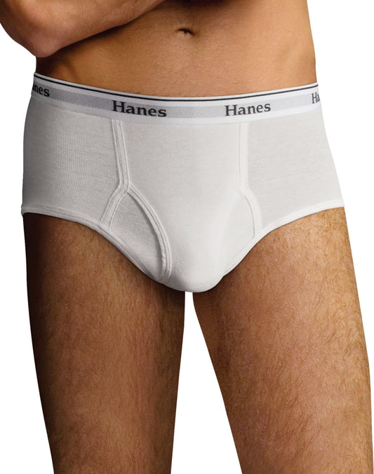 Hanes Classics Men's Briefs with Comfort Flex Waistband White 3-Pack, S-White