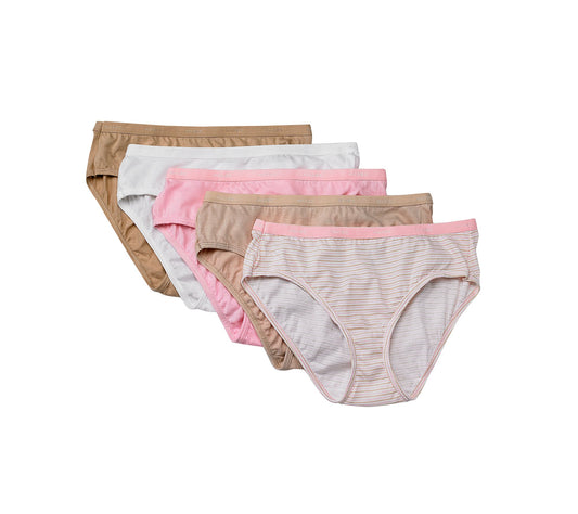 Hanes 5-Pack Assorted Hipsters 7