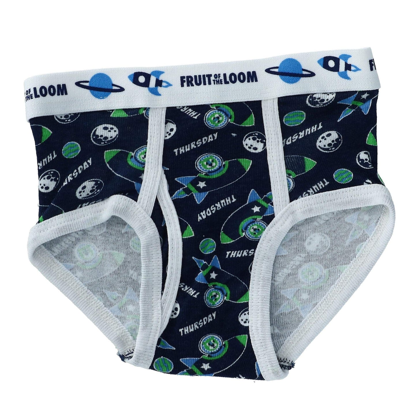 Fruit of the Loom Toddler Boys' Days of The Week Brief (Pack of 7) 2T3T