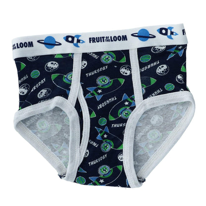 Fruit of the Loom Toddler Boys' Days of The Week Brief (Pack of 7) 2T3T