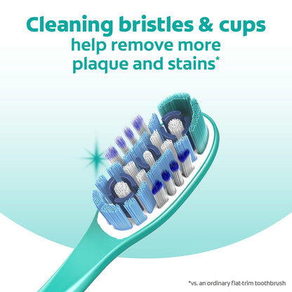 Colgate 360 Whole Mouth Clean , Medium Toothbrush for Adults, 4 Pack, Packaging May Vary