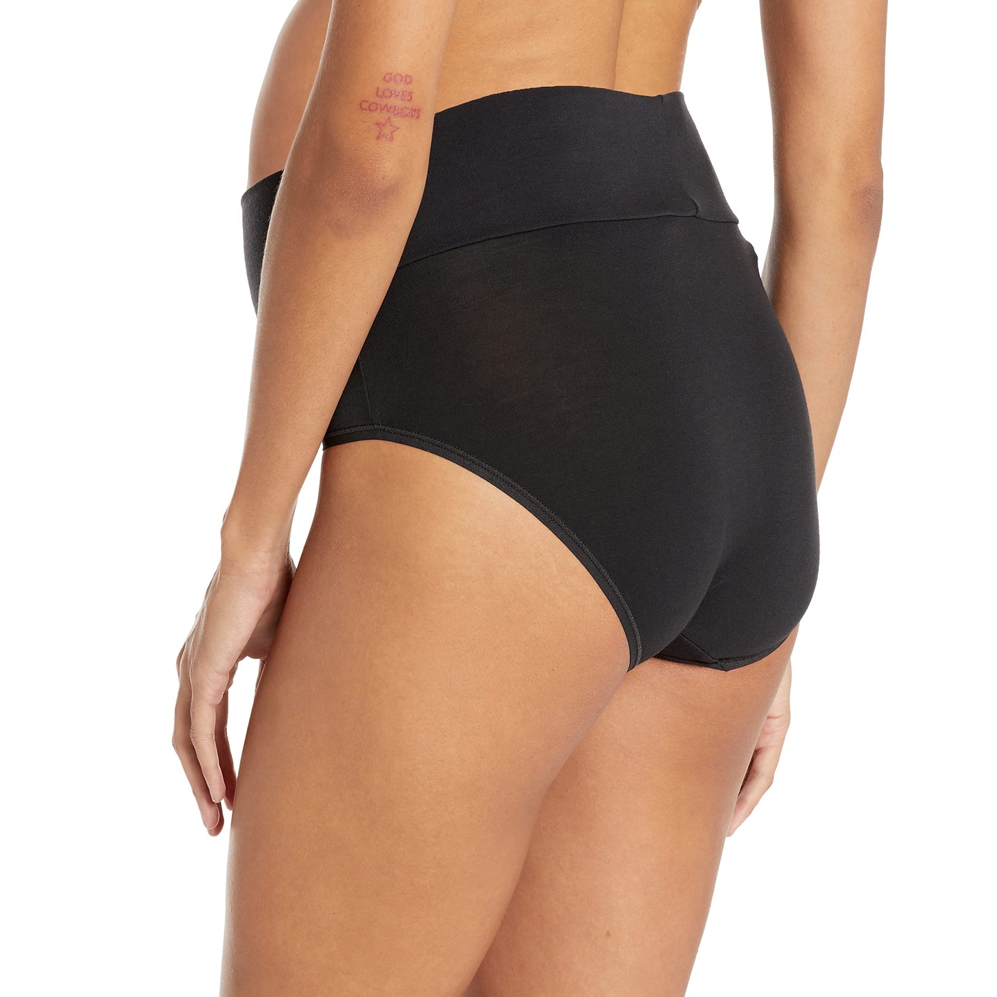 Hanes, Maternity Modern Brief for Women, 3-Pack (Colors May Vary), Crystal Grey Heather/Café Au Lait/Black, X-Large