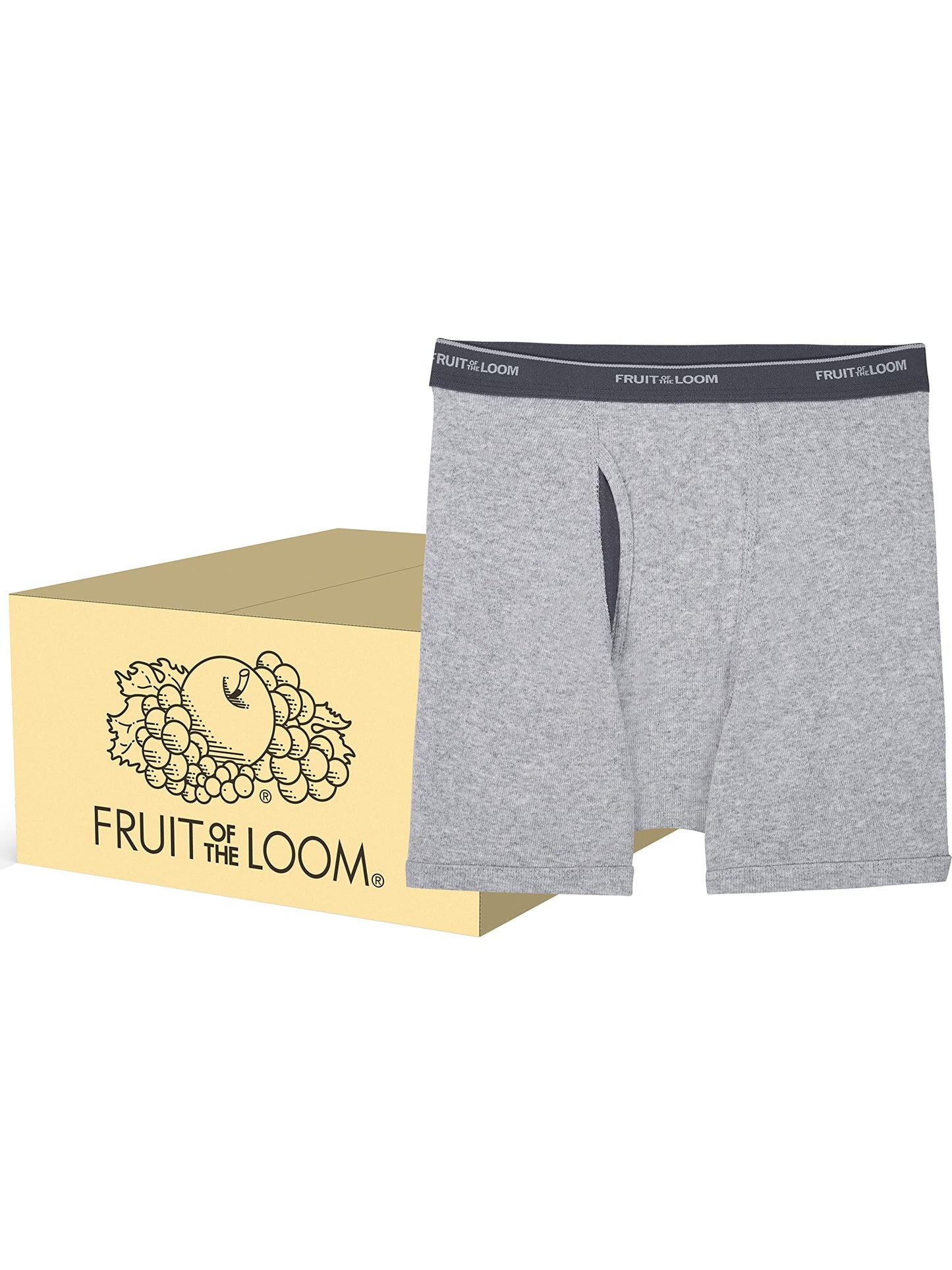 Fruit of the Loom Boys' Boxer Briefs with Coolzone Fly, 168 Pack-Assorted Colors, X-Large